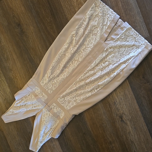 Jax Satin And Lace Blush Dress - Picture 2 of 10